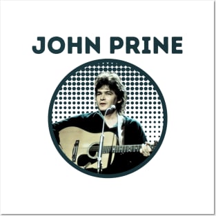 john prine || dark green Posters and Art